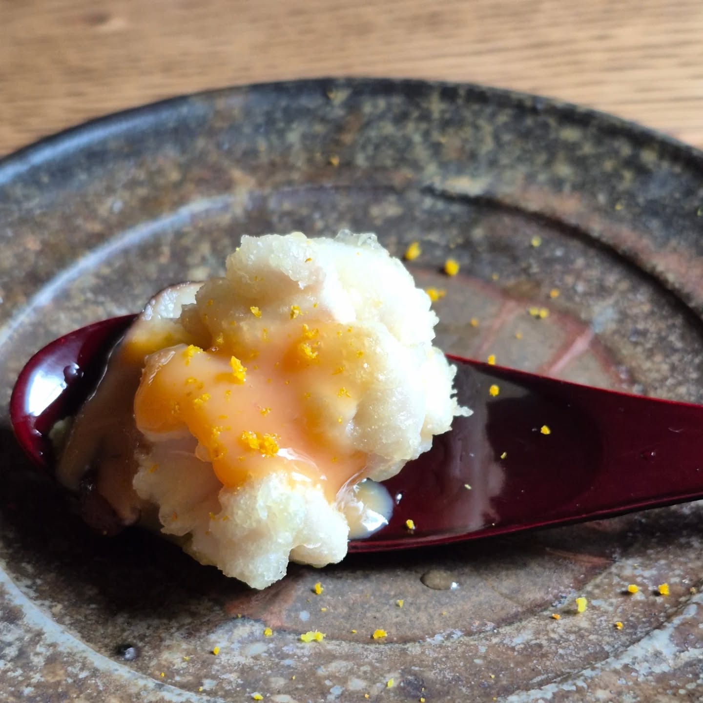 来月の試作
「白子天　酒盗餡　舞茸　アボカド」

※※※※※※※※※※※※※※※※
ご予約はこちらからどうぞ
https://edisone.jp/agarifuji/

料理とお酒　あがりふじ

浦和区東仲町15-16 1階

定休日　月曜

営業時間
12:00〜23:00　※最終入店21:00
(12:00～17:00は２日前までにご予約お願いします)