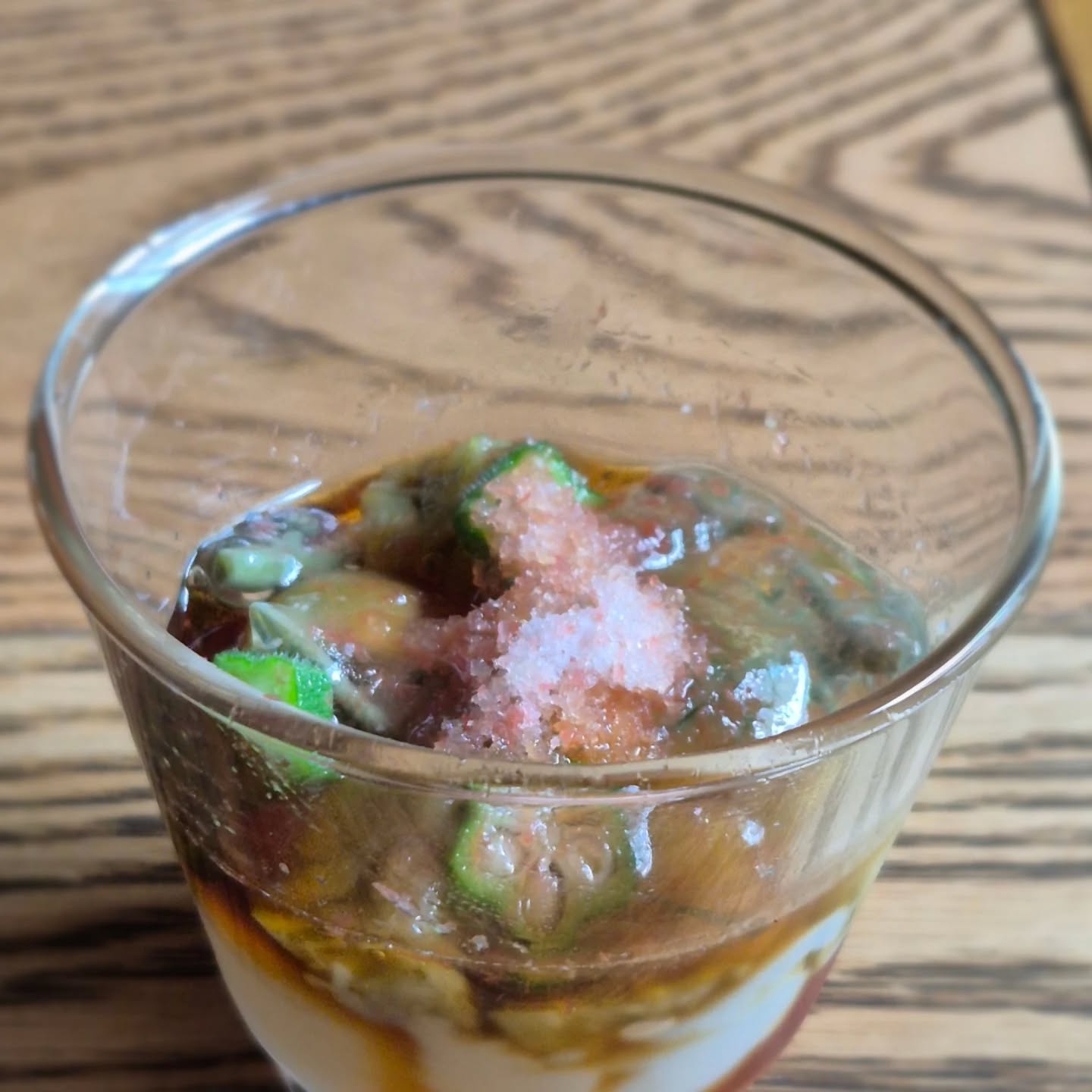 来月の試作
「温玉　オクラ　蓴菜　蒸し茄子　トマトおろし」

先付けでお出ししようかと

※※※※※※※※※※※※※※※※

浦和での両家顔合わせなど節目のお食事や接待
ご家族、友人のグループでのご利用にもおすすめです

ご予約はこちらからどうぞ
https://edisone.jp/agarifuji/

料理とお酒　あがりふじ

浦和区東仲町15-16 1階

定休日　月曜

営業時間
12:00〜23:00　※最終入店21:00
(12:00～17:00は２日前までにご予約お願いします)