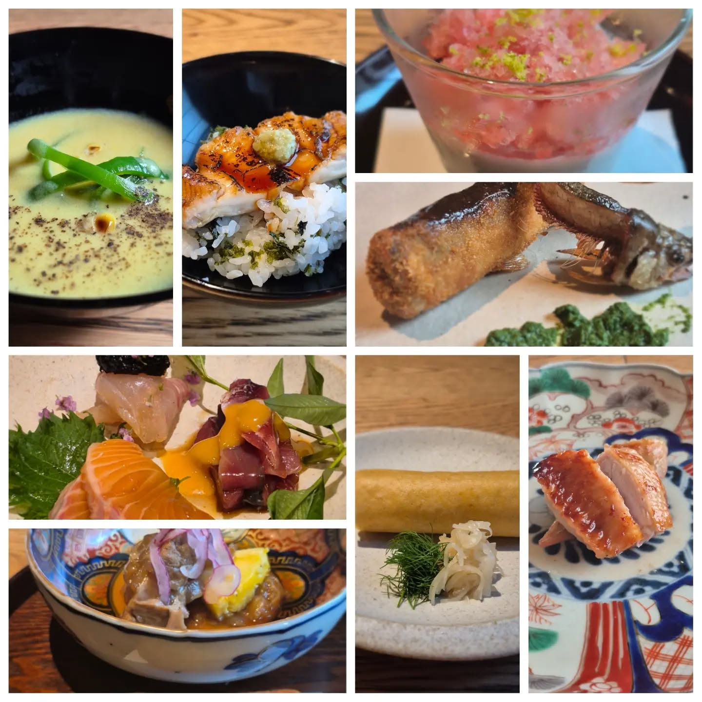 7月の献立(確定版)
【八寸】　夏のつまみいろいろ
【椀】　　とうもろこしすりながし
【刺身】　日替わり
【焼物】　鶏手羽酒盗焼き
【冷菜】　メロンと胡瓜白和え　春巻き仕立て
【揚物】　鮎フライ　蓼ペースト
【口直】　大葉のパンナコッタ　トマトのグラニテ
【煮物】　ソーキ煮
【〆】　　穴子ごはん
【甘味】　水菓子

となりました
どうぞよろしくお願いいたします。

※※※※※※※※※※※※※※※※

浦和での両家顔合わせなど節目のお食事や接待
ご家族、友人のグループでのご利用にもおすすめです

ご予約はこちらからどうぞ
https://edisone.jp/agarifuji/

料理とお酒　あがりふじ

浦和区東仲町15-16 1階

定休日　月曜

営業時間
12:00〜23:00　※最終入店21:00
(12:00～17:00は２日前までにご予約お願いします)